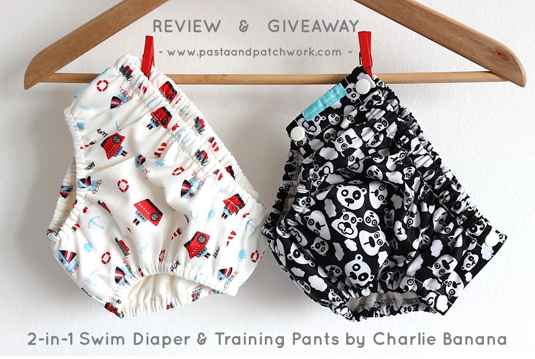 REVIEW & GIVEAWAY | Charlie Banana 2-in-1 Swim Diaper & Training Pants | Pasta & Patchwork Blog